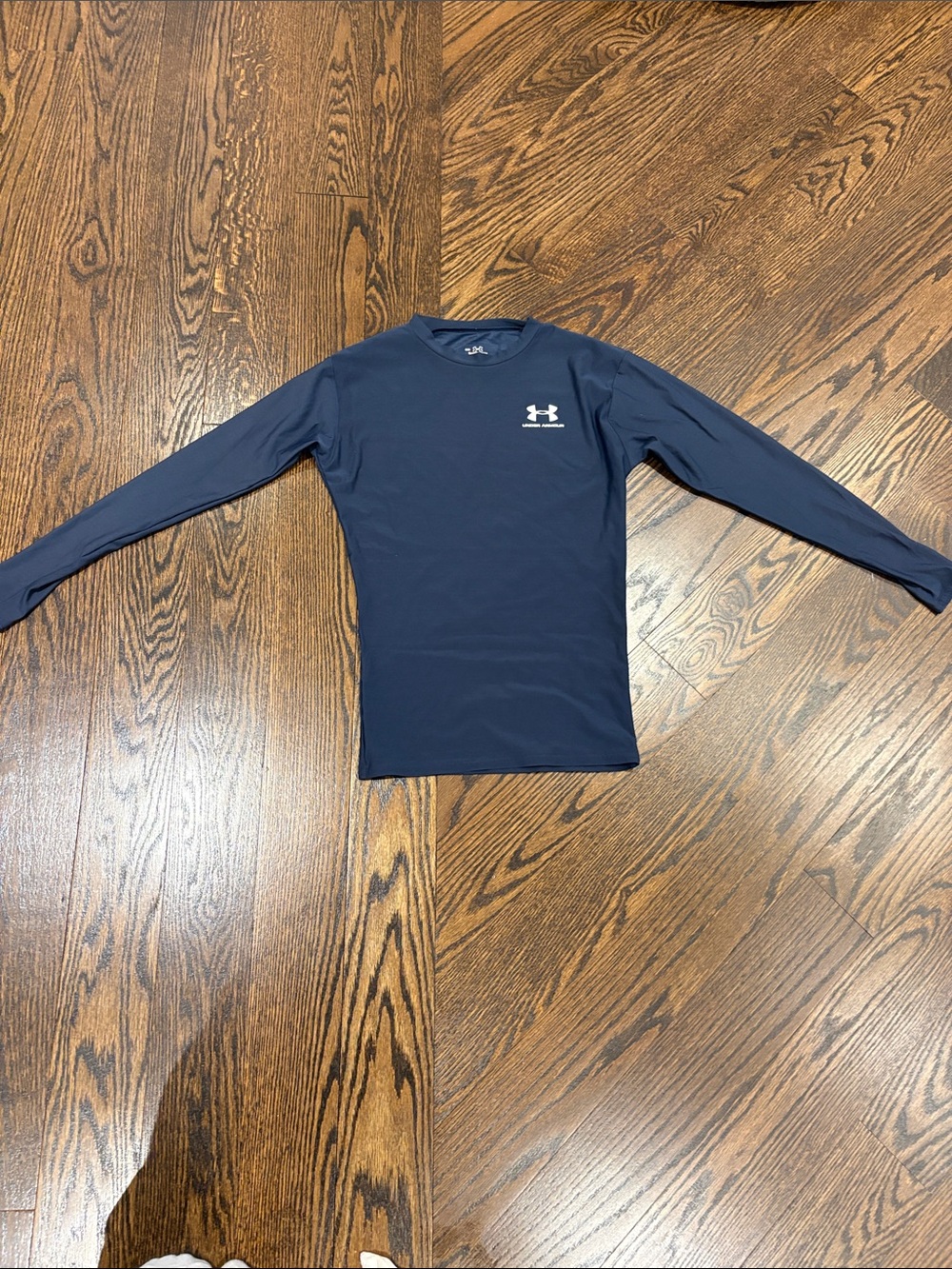 Under Armour Navy Long Sleeve Crew Performance Tee